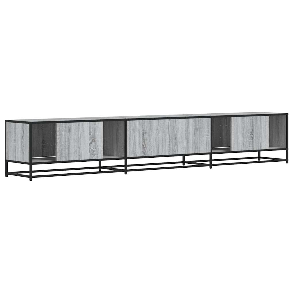 vidaXL TV-Schrank Grau Sonoma 240x35x41 cm Holzwerkstoff