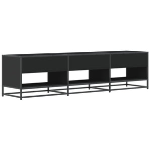 vidaXL TV-Schrank Schwarz 180x40x46 cm Holzwerkstoff