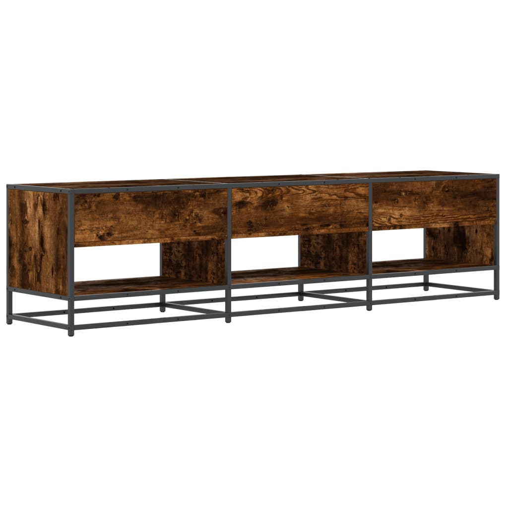 vidaXL TV-Schrank Räuchereiche 180x40x46 cm Holzwerkstoff