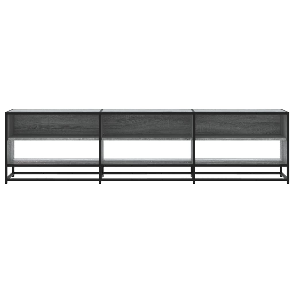 vidaXL TV-Schrank Grau Sonoma 180x40x46 cm Holzwerkstoff