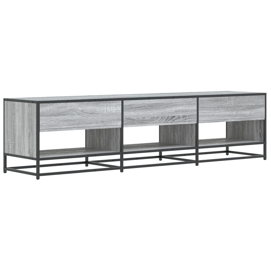 vidaXL TV-Schrank Grau Sonoma 180x40x46 cm Holzwerkstoff