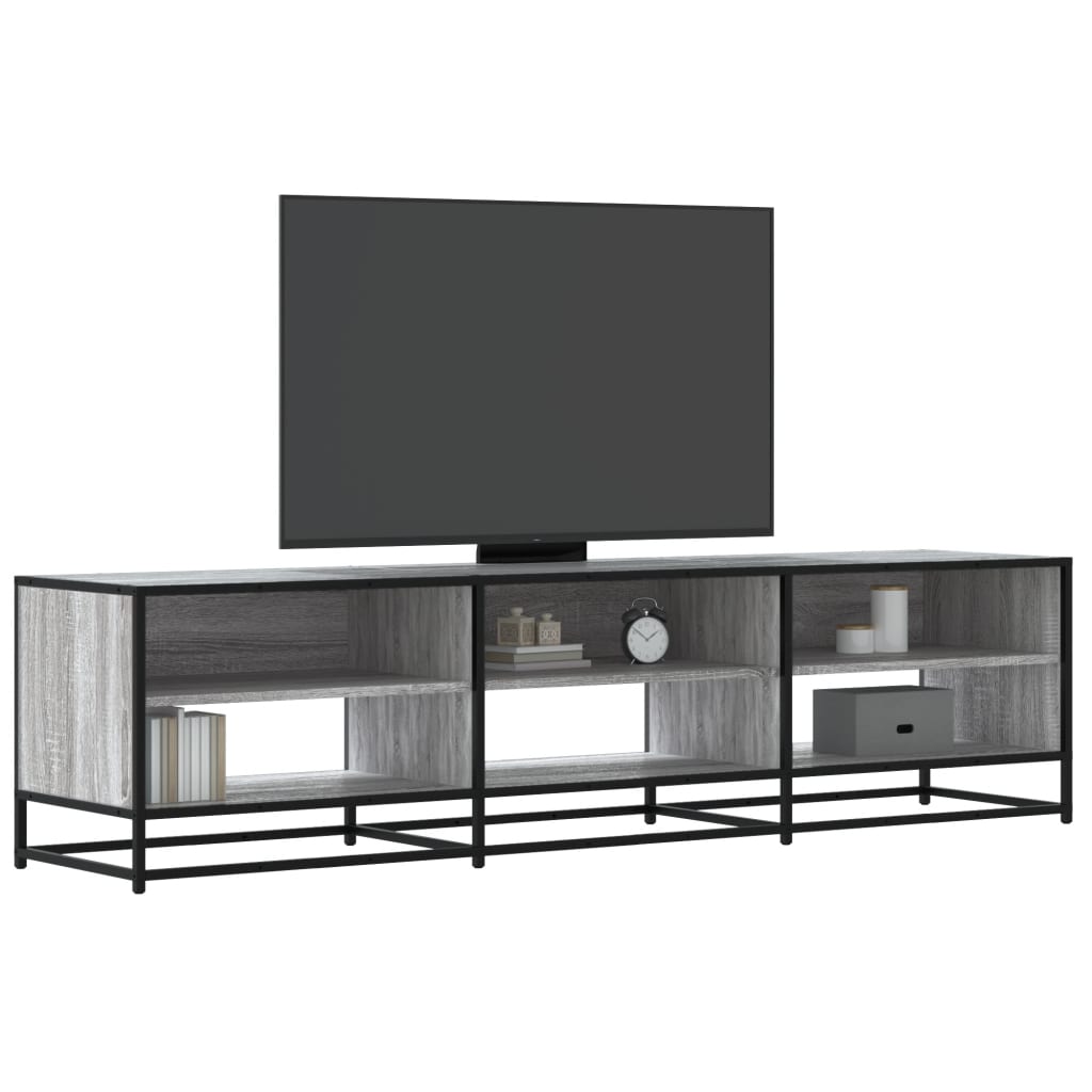 vidaXL TV-Schrank Grau Sonoma 180x40x46 cm Holzwerkstoff