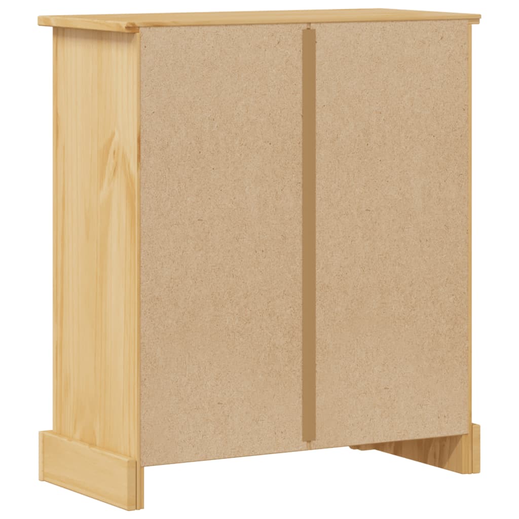 vidaXL Badschrank Corona 70x33x80 cm Massivholz Kiefer