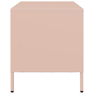 vidaXL TV-Schrank Rosa 68x39x43,5 cm Kaltgewalzter Stahl