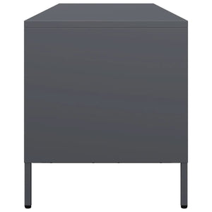 vidaXL TV-Schrank Anthrazit 135x39x43,5 cm Kaltgewalzter Stahl