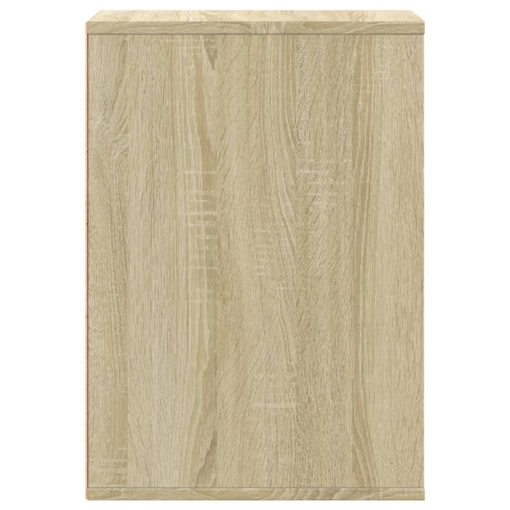 Kommode Sonoma-Eiche 80x41x58 cm Holzwerkstoff Stilecasa