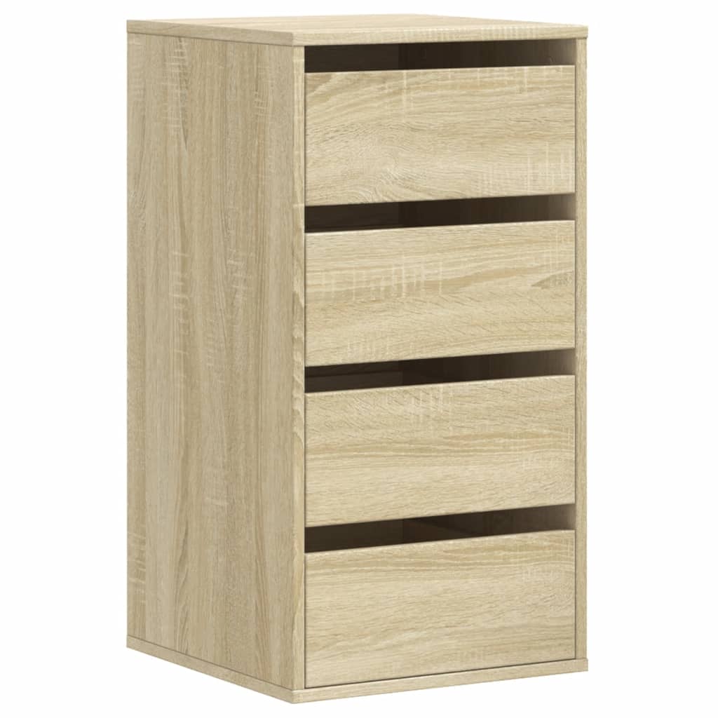 Kommode Sonoma-Eiche 40x41x76 cm Holzwerkstoff