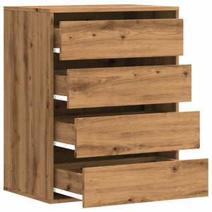 vidaXL Kommode Artisan-Eiche 60x41x76 cm Holzwerkstoff