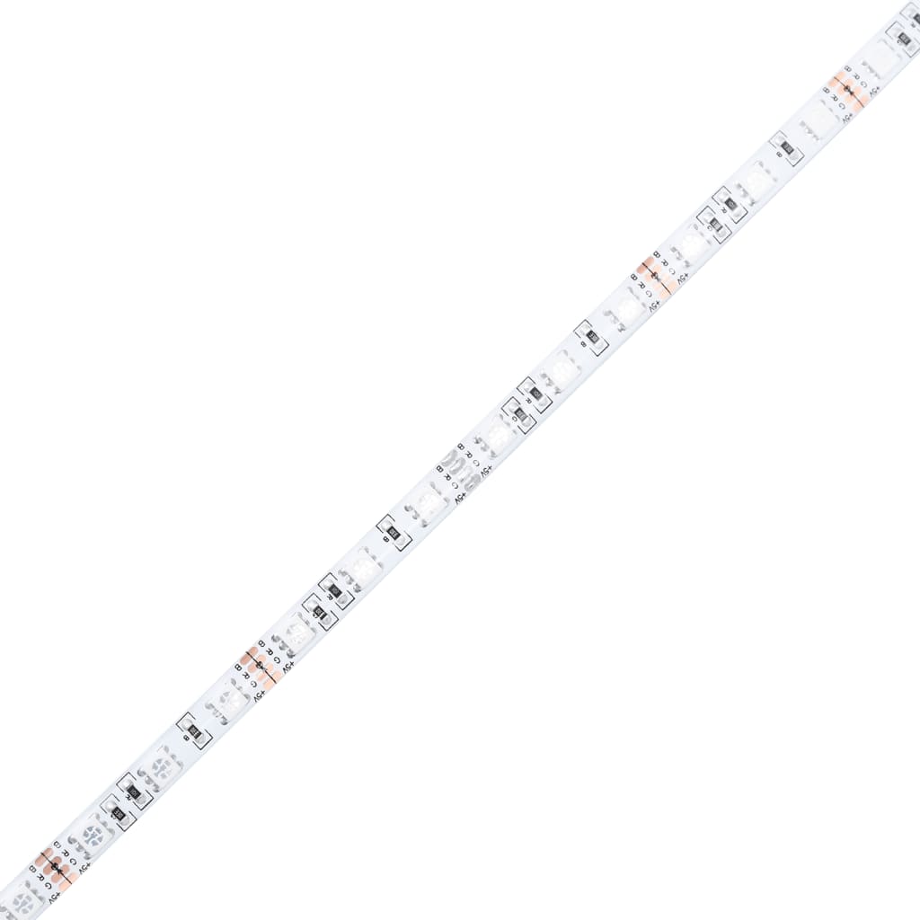 vidaXL Wand-Nachttische mit LED-Leuchten 2 Stk. Weiß