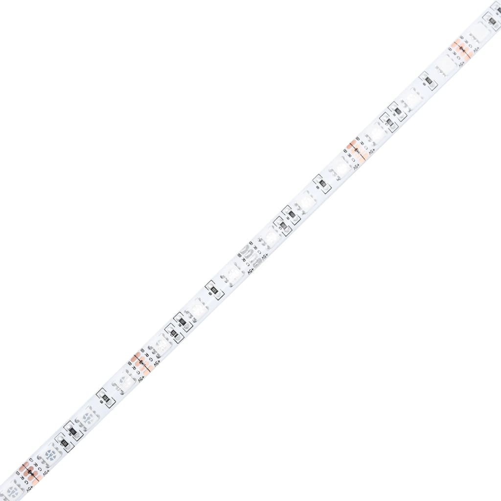 vidaXL Wand-Nachttische mit LED-Leuchten 2 Stk. Sonoma-Eiche