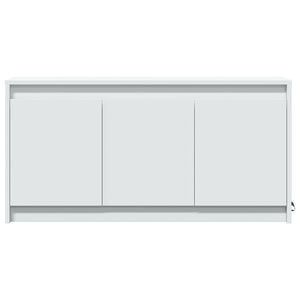 vidaXL TV-Schrank mit LED-Beleuchtung Weiß 100x34x50 cm Holzwerkstoff