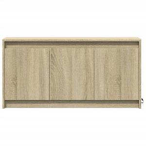 vidaXL TV-Schrank mit LED-Beleuchtung Sonoma-Eiche 100x34x50 cm