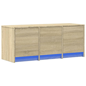 vidaXL TV-Schrank LED Sonoma-Eiche 97x34x40 cm Holzwerkstoff