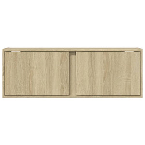 vidaXL TV-Wandschrank mit LED-Beleuchtung Sonoma-Eiche 100x31x35 cm