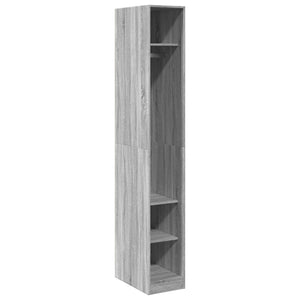 vidaXL Kleiderschrank Grau Sonoma 30x50x200 cm Holzwerkstoff