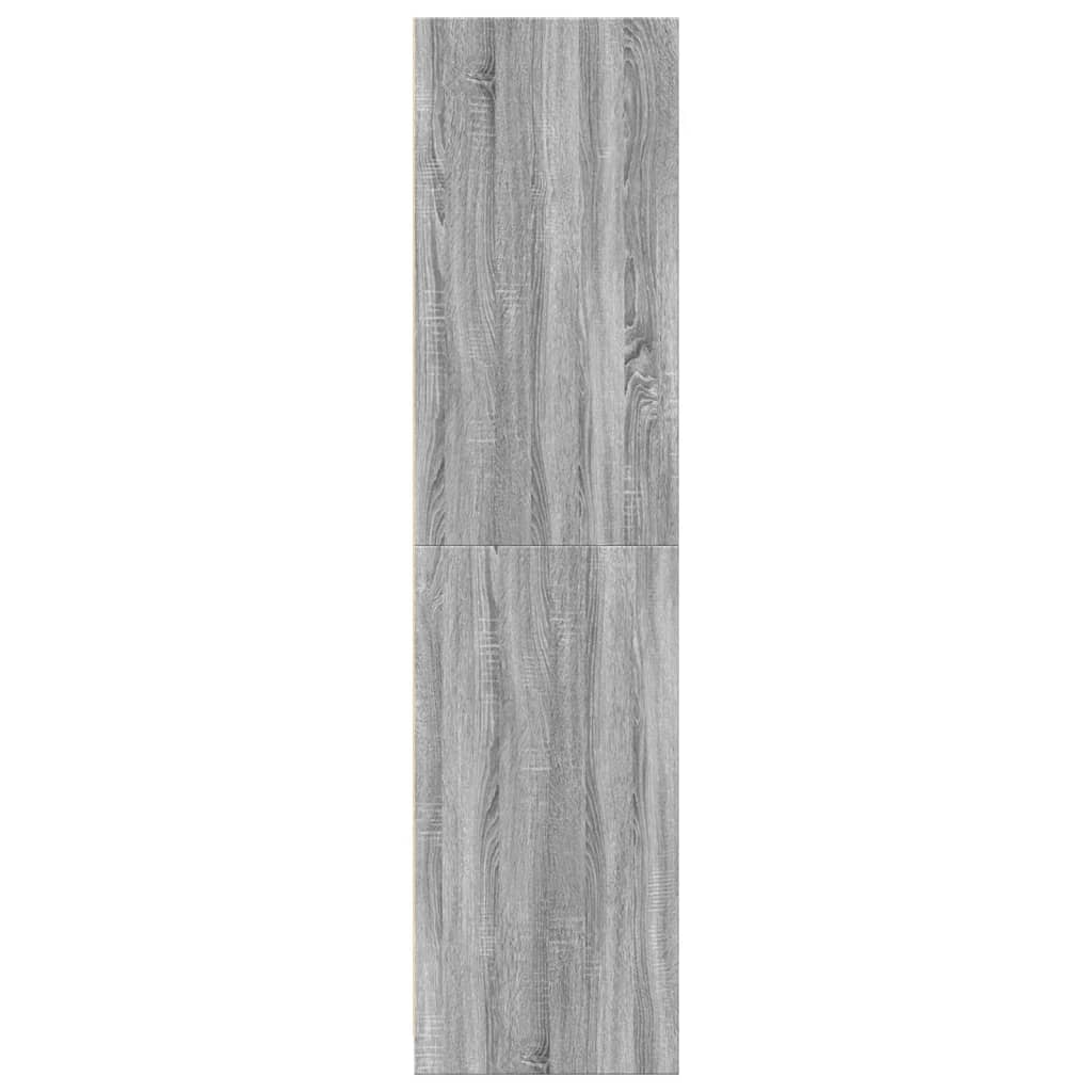 vidaXL Kleiderschrank Grau Sonoma 30x50x200 cm Holzwerkstoff