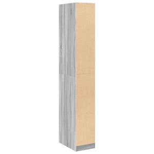 vidaXL Kleiderschrank Grau Sonoma 30x50x200 cm Holzwerkstoff