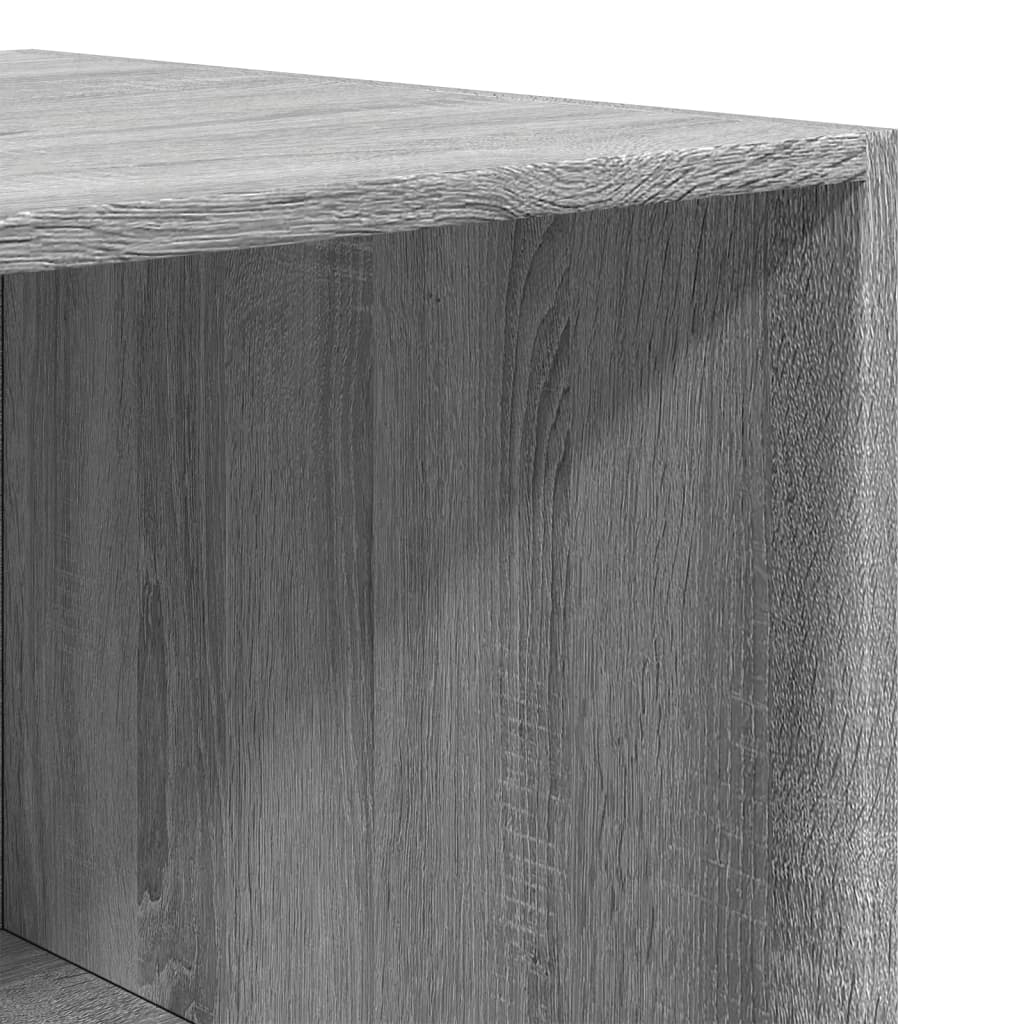 Kleiderschrank Grau Sonoma 80x50x200 cm Holzwerkstoff