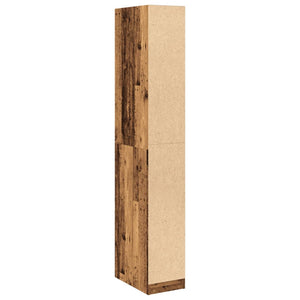 vidaXL Kleiderschrank Altholz-Optik 30x50x200 cm Holzwerkstoff