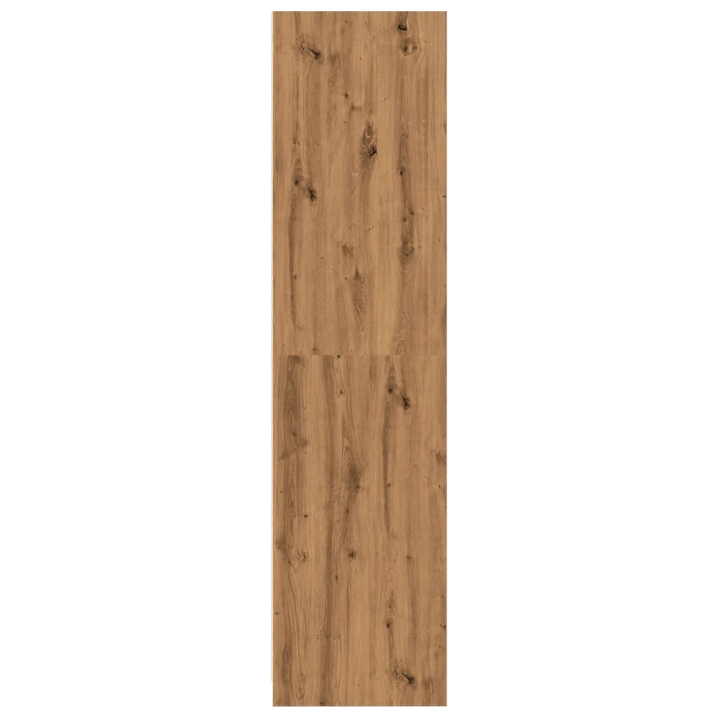 vidaXL Kleiderschrank Artisan-Eiche 100x50x200 cm Holzwerkstoff