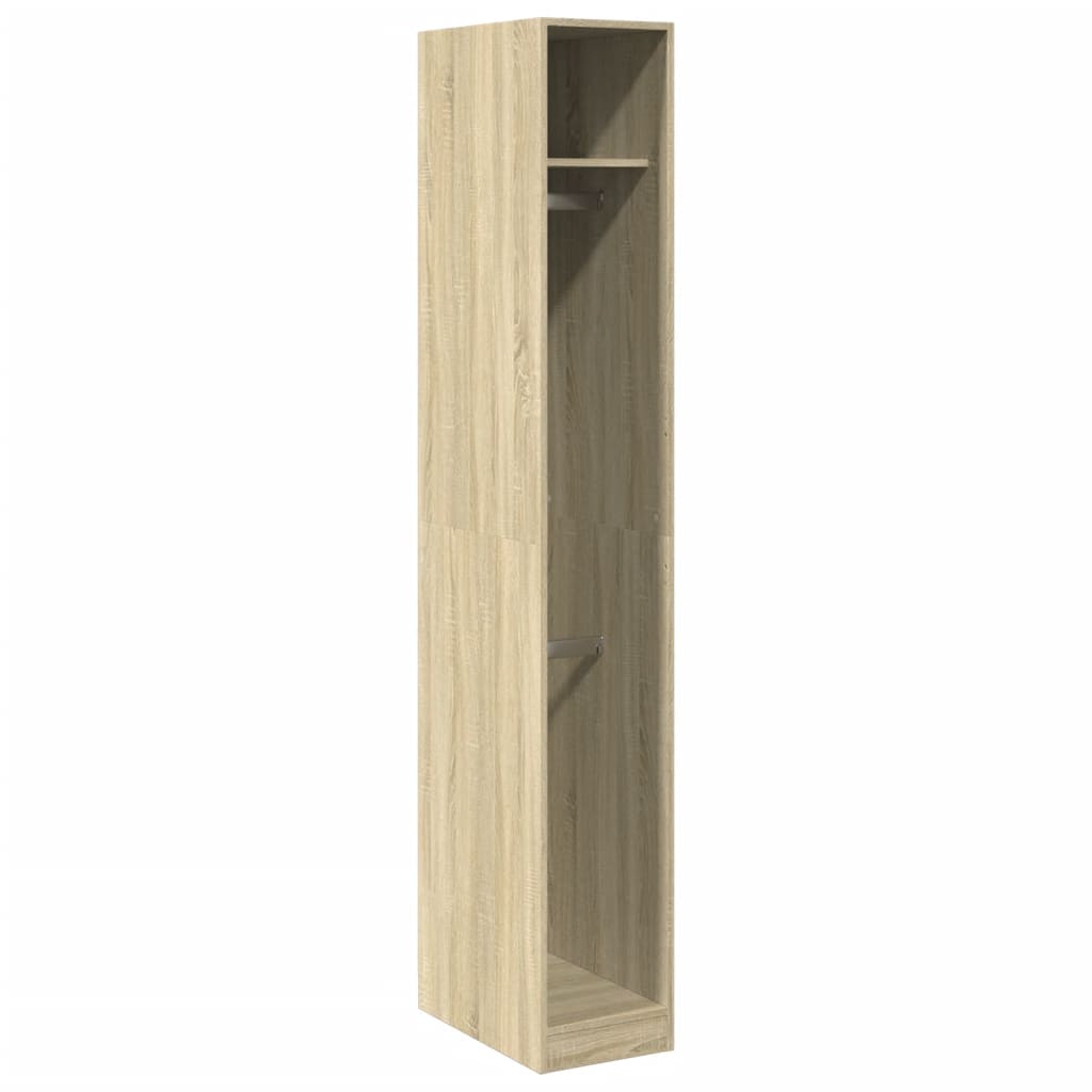 Kleiderschrank Sonoma-Eiche 30x50x200 cm Holzwerkstoff Stilecasa