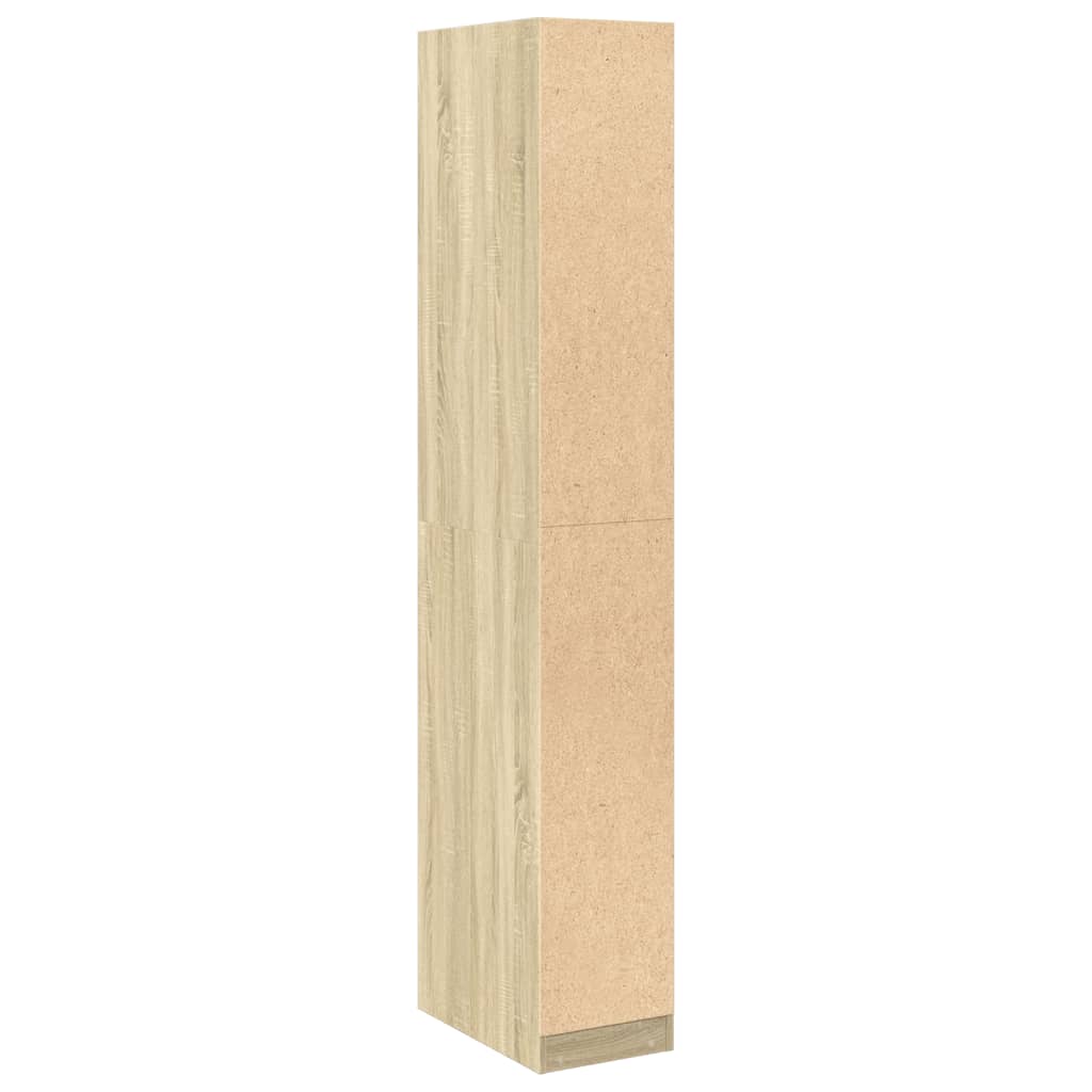 Kleiderschrank Sonoma-Eiche 30x50x200 cm Holzwerkstoff Stilecasa