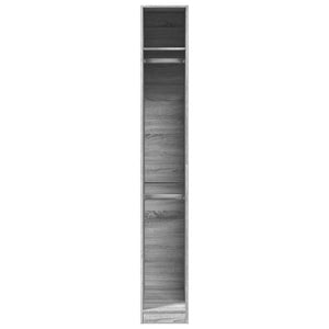 Kleiderschrank Grau Sonoma 30x50x200 cm Holzwerkstoff