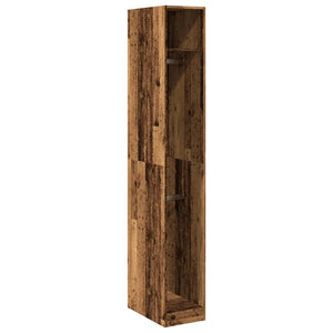 vidaXL Kleiderschrank Altholz-Optik 30x50x200 cm Holzwerkstoff