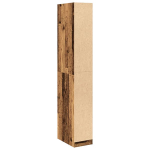 vidaXL Kleiderschrank Altholz-Optik 30x50x200 cm Holzwerkstoff