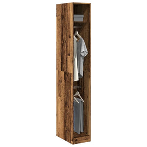 vidaXL Kleiderschrank Altholz-Optik 30x50x200 cm Holzwerkstoff