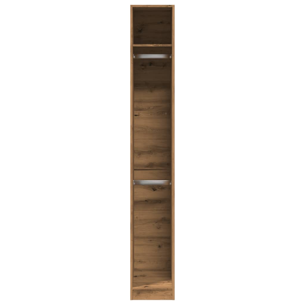 vidaXL Kleiderschrank Artisan-Eiche 30x50x200 cm Holzwerkstoff