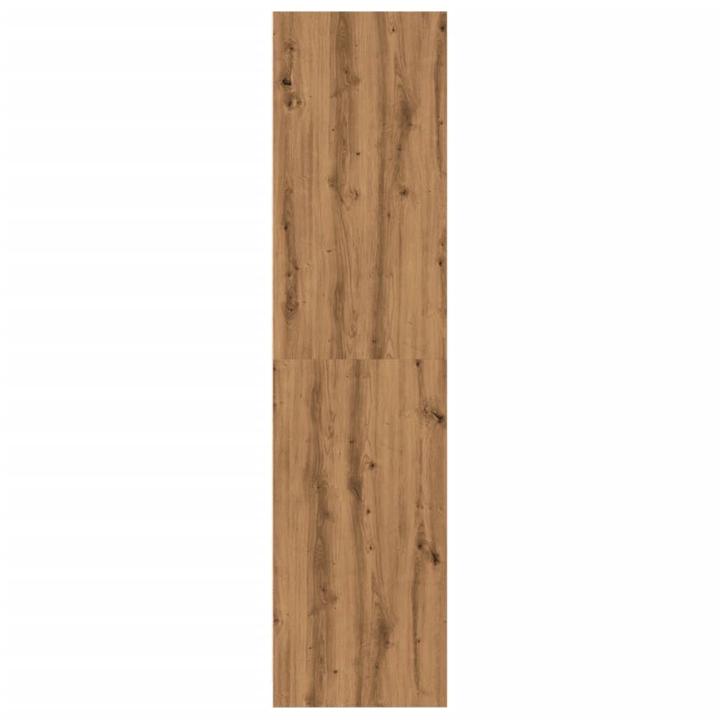 vidaXL Kleiderschrank Artisan-Eiche 80x50x200 cm Holzwerkstoff