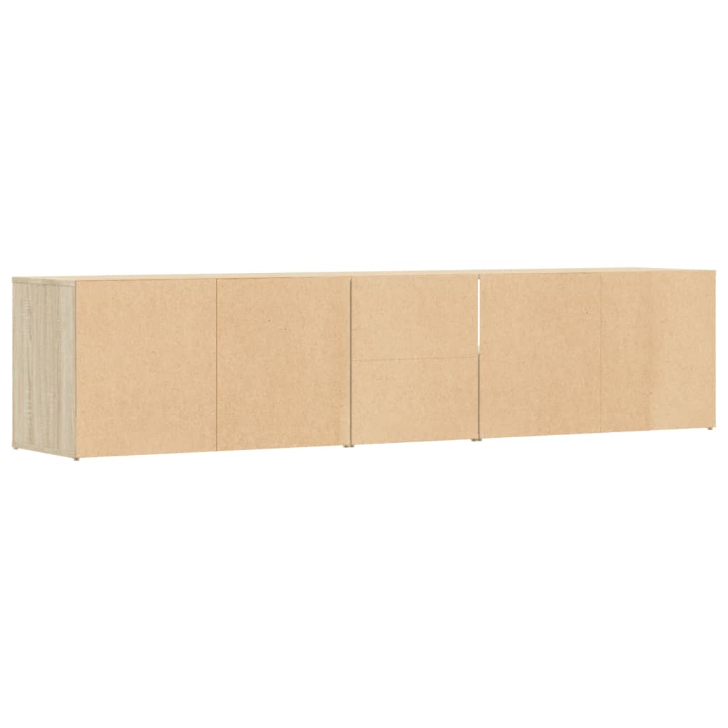 vidaXL Eckregal Sonoma-Eiche 200x40x45 cm Holzwerkstoff