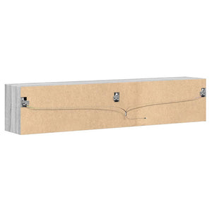 vidaXL TV-Wandschrank mit LED Grau Sonoma 180x31x38 cm