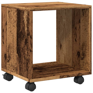 vidaXL Rollschrank Altholz-Optik 37x33x42,5 cm Holzwerkstoff