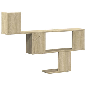 vidaXL Wandregal Sonoma-Eiche 100x15x70 cm Holzwerkstoff