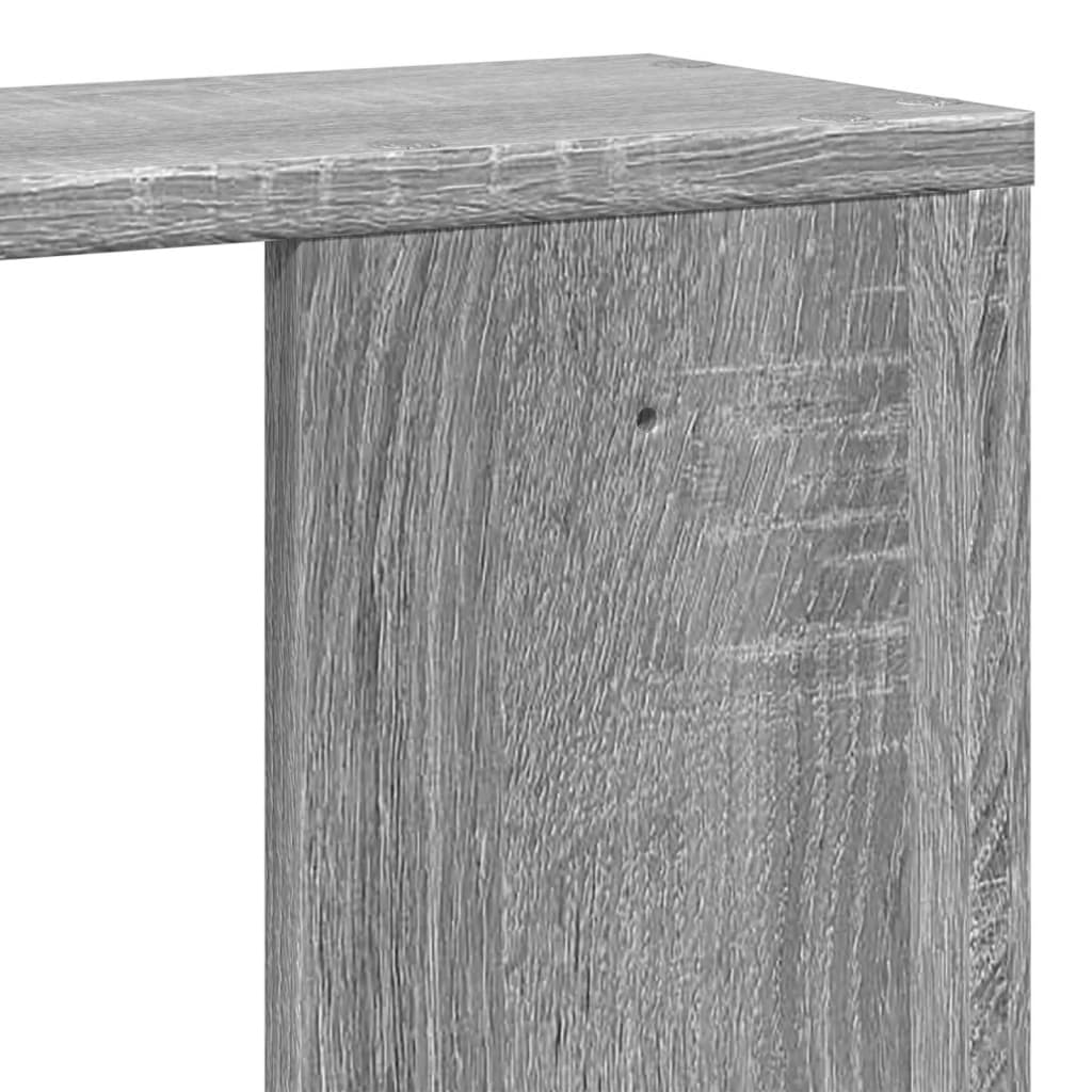 vidaXL Wandregal Grau Sonoma 100x15x70 cm Holzwerkstoff