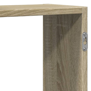 vidaXL Wandregal Sonoma-Eiche 159x18x65 cm Holzwerkstoff