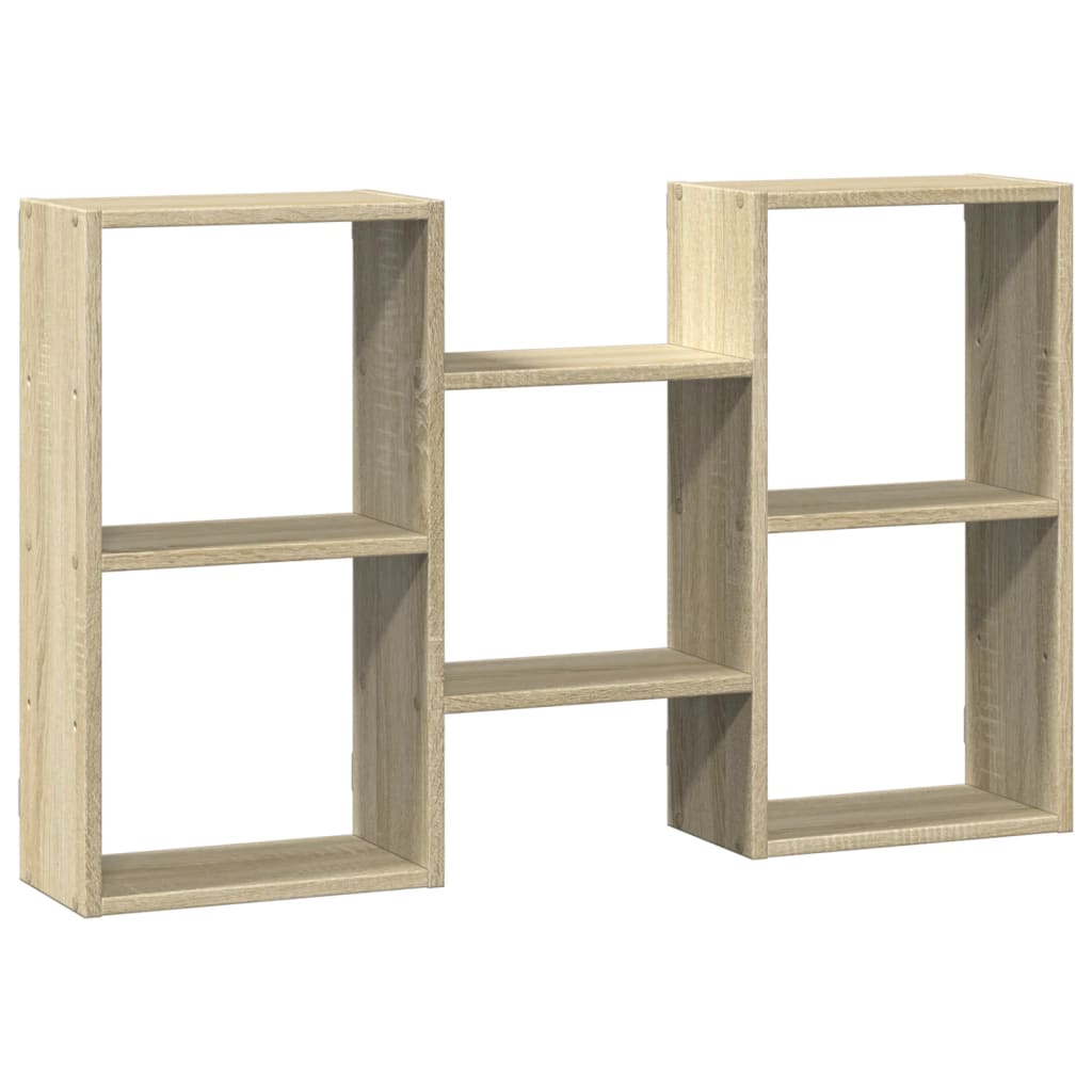 vidaXL Wandregal Sonoma-Eiche 96x18x60 cm Holzwerkstoff