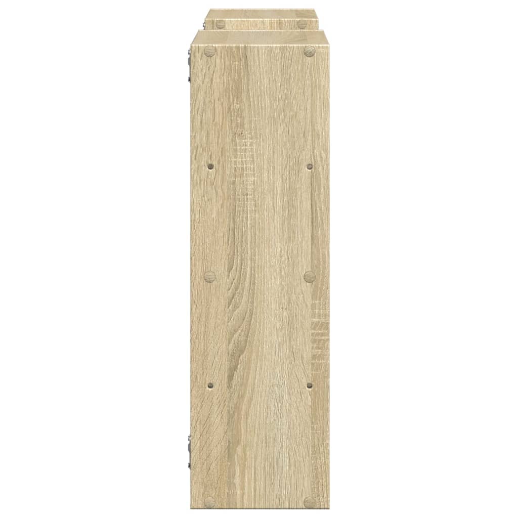 vidaXL Wandregal Sonoma-Eiche 96x18x60 cm Holzwerkstoff