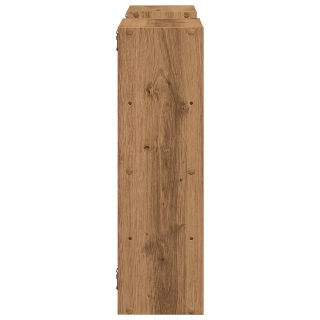 vidaXL Wandregal Artisan-Eiche 96x18x60 cm Holzwerkstoff