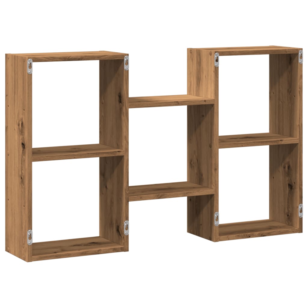 vidaXL Wandregal Artisan-Eiche 96x18x60 cm Holzwerkstoff