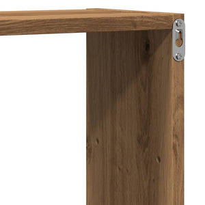 vidaXL Wandregal Artisan-Eiche 96x18x60 cm Holzwerkstoff