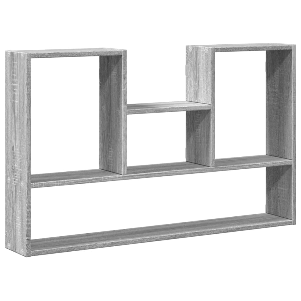 vidaXL Wandregal Grau Sonoma 99x15x60 cm Holzwerkstoff