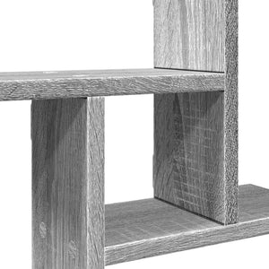 vidaXL Wandregale 2 Stk. Grau Sonoma 50x12x50 cm Holzwerkstoff