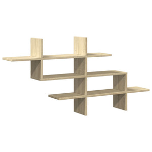 vidaXL Wandregal Sonoma-Eiche 124,5x18x60,5 cm Holzwerkstoff