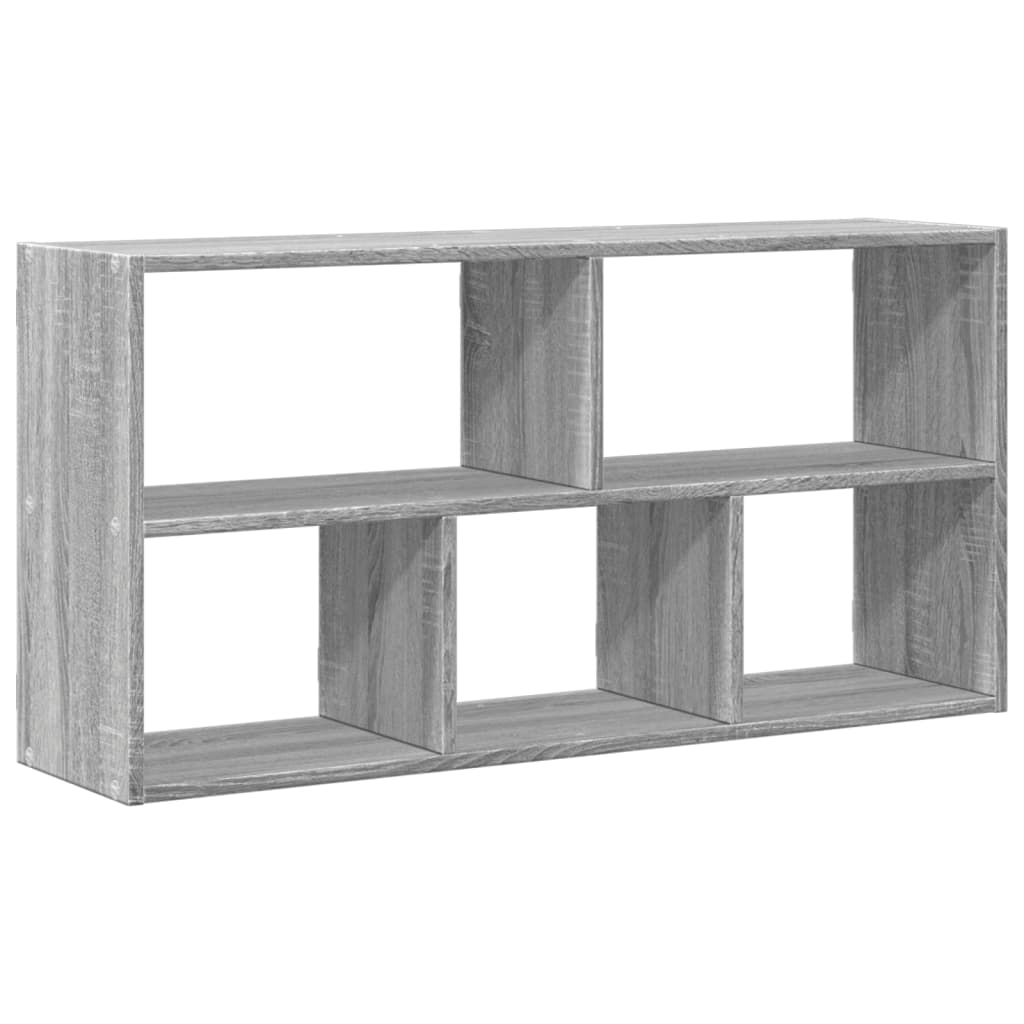 vidaXL Wandregal Grau Sonoma 100x25x50 cm Holzwerkstoff