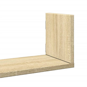 vidaXL Wandregale 3 Stk. Sonoma-Eiche 80x18x18 cm Holzwerkstoff