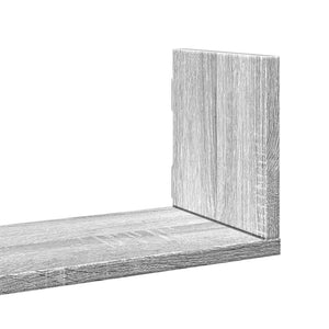 vidaXL Wandregale 3 Stk. Grau Sonoma 80x18x18 cm Holzwerkstoff