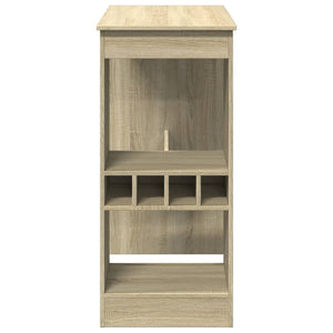 vidaXL Bartisch mit Regal Sonoma-Eiche 90x47,5x103,5 cm Holzwerkstoff